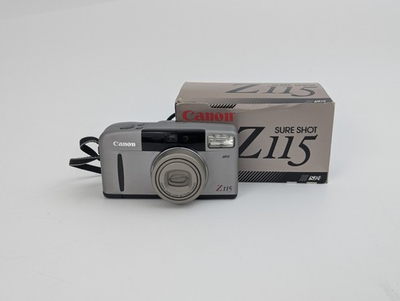 #ad #ad Canon Sure Shot Z115 35mm Film Camera w Box Working $74.99