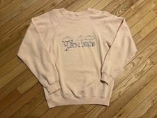Vintage 80s Life’s A Beach Raglan Crewneck Size Large Pink Made In USA Hanes