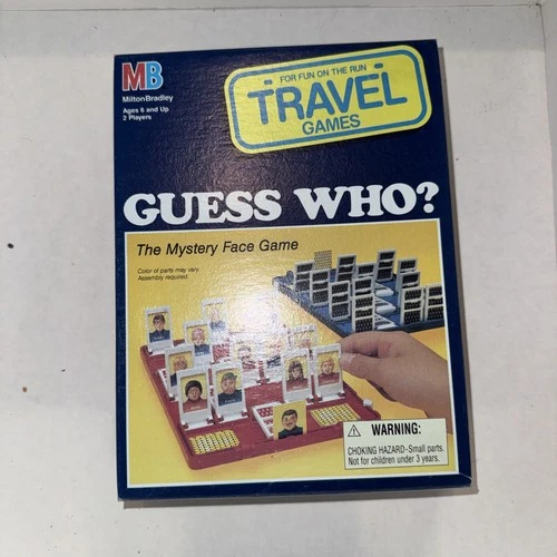 1989 Milton Bradley Vintage Guess Who Travel Game Complete NEW IN BOX 80s