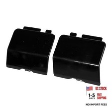 Black Rear Car Bumper Tow Hook Cover - Fits Mazda 6 2013-2018 - Fits Car Bumper