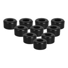 20Pcs PVC Shockproof Bushings for Roller Skate Repair Universal Black Set