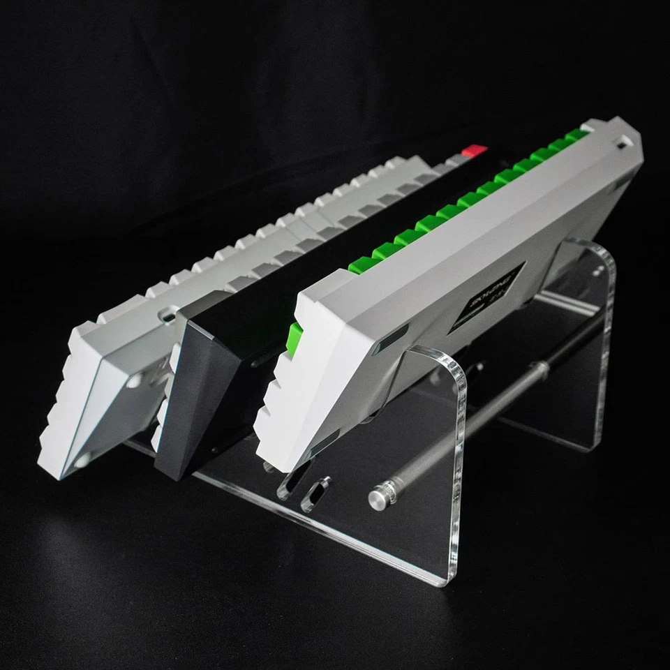 Acrylic Mechanical Clear Keyboard Storage Stand with 3-Tiers, 2-Tiers, 1-Tier - Image 3 of 4
