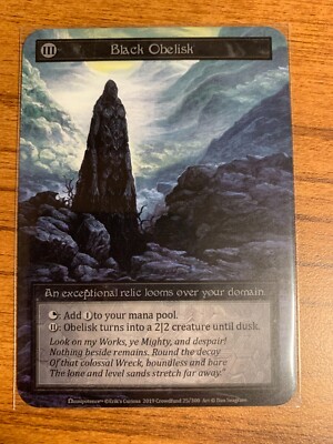 Black Obelisk Beta Curio - Sorcery Contested Realm