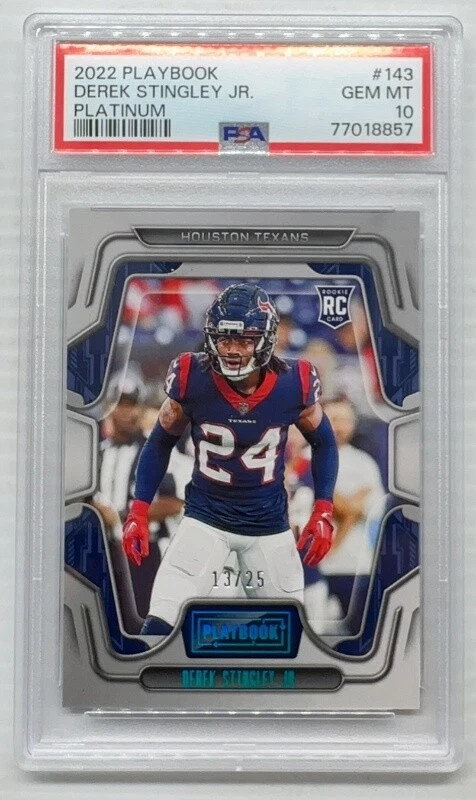 Derek Stingley Jr. Panini Playbook #143 Platinum