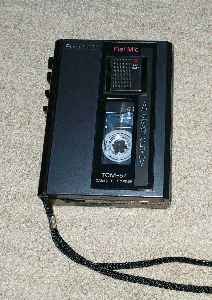 Sony TCM-57 Cassette-Corder Walkman Recorder