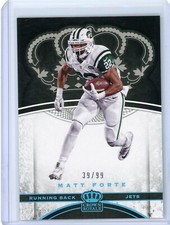 2017 Panini Preferred Crown Royale Matt Forte New York Jets Light Blue #39/99