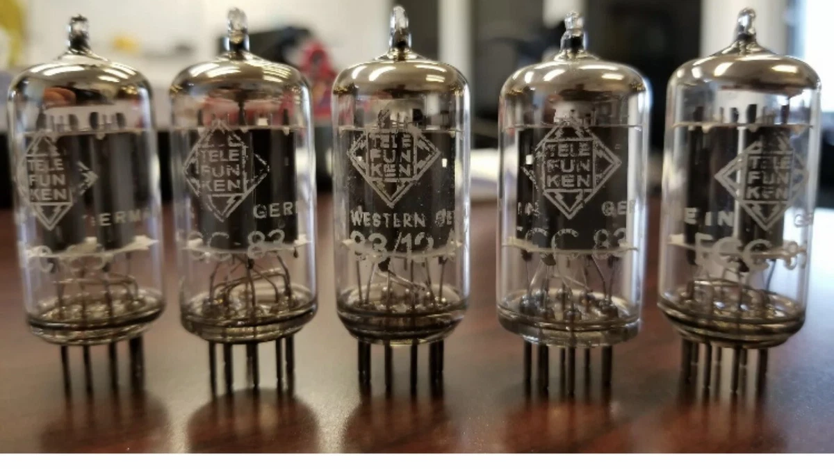 Telefunken 12ax7/ecc83 Tested Nos, Smooth Plates Diamond Logo 