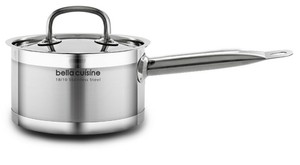 Bella Cuisine Stainless Steel Induction Saucepan Milk Pan Kitchen Cookware 1.8Qt  eBay