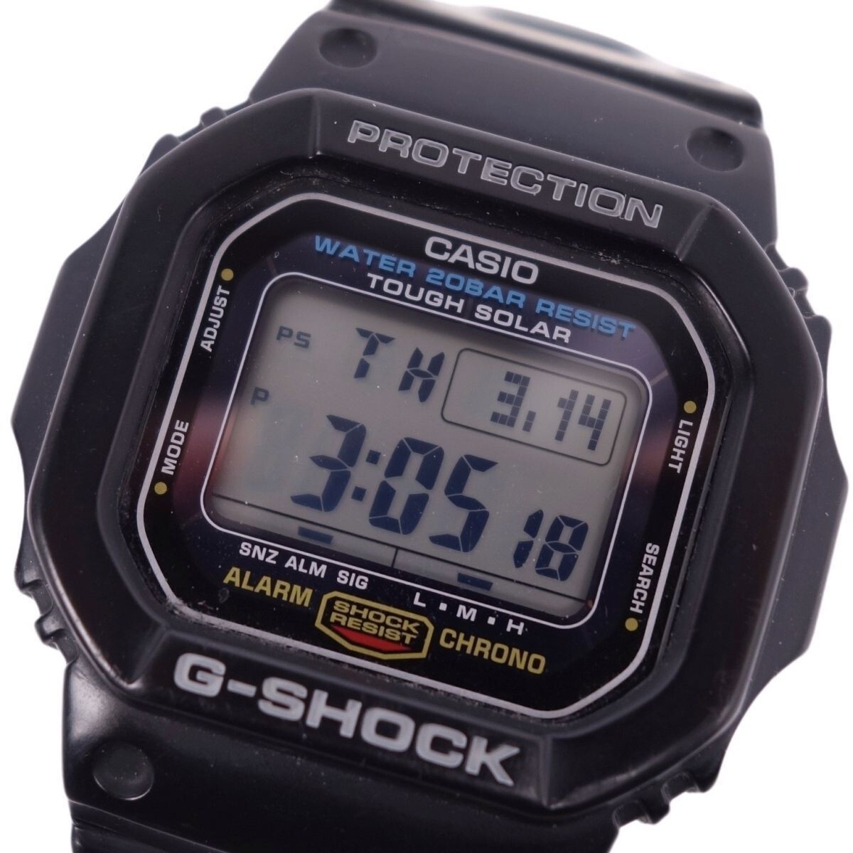 CASIO　G-SHOCK　G5600E-3160 Casio G-SHOCK G-5600E Tough Solar Digital Watch 3160 Black