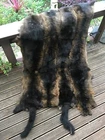 New Zealand Possum Natural Brown Fur  Aboriginal Skin Cloak -tails on both sides