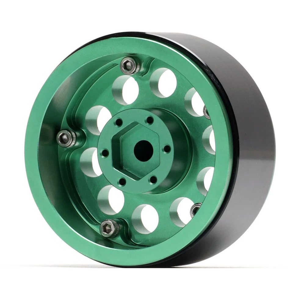 1.9“ Alloy Beadlock Wheel Rim RC Hub for 1/10 RC Car Crawler Axial SCX10 Traxxas - Image 3 of 4