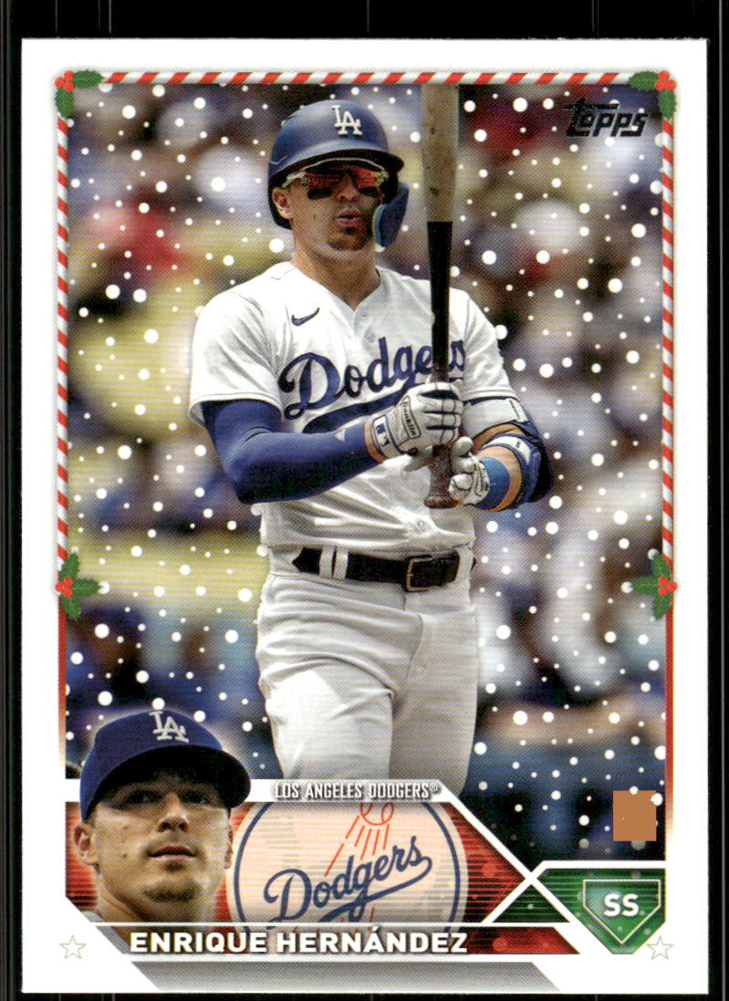 topps Enrique Hernandez 5シリ ファーストナンバー LA 2023 Topps Holiday #H124 Enrique Hernández | eBay