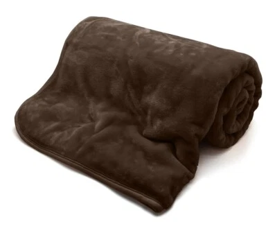 SLEPY WILLOWS Sleepy Willows Soft Faux Fur Mink Throw Blanket Single Double and King sizes