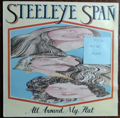 Steeleye Span All Around My Hat Vinyl Record VG/VG CHR1091B 1975