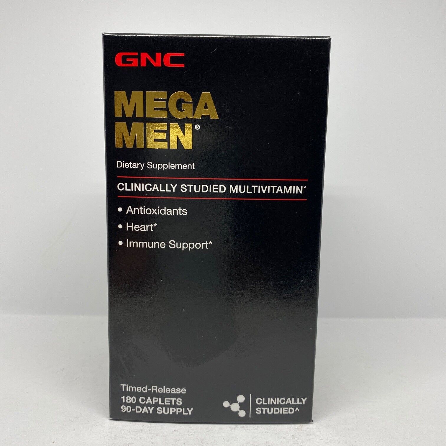 GNC Mega Multivitamin Caplets for Men 180 Caplets Free Shipping Expiry 03/2023