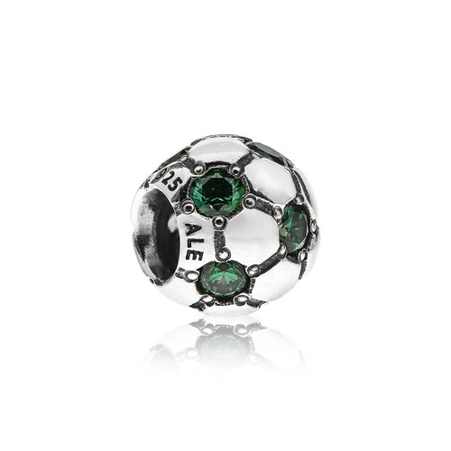 Genuine PANDORA Football, Silver & CZ Charm 790444CZN PVP £70 | eBay