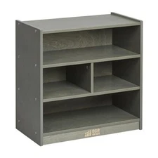 ECR4Kids Mobile Block Storage Cart, Small, Classroom Furniture, Grey Wash