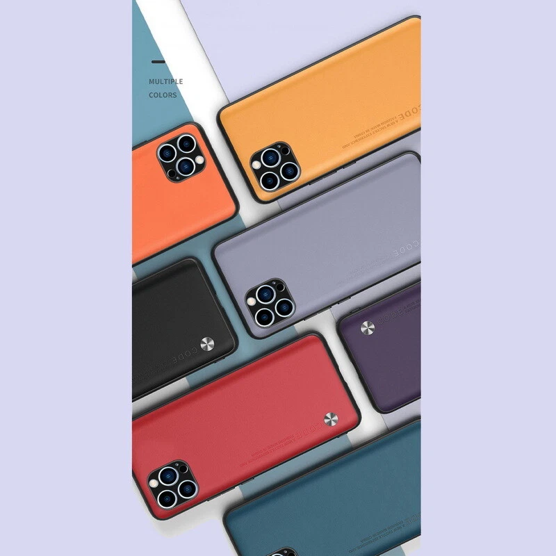 For iPhone 15 13 12 11 Pro Max XR XS Hybrid Leather Protective Case Slim Cover - Image 2 of 4