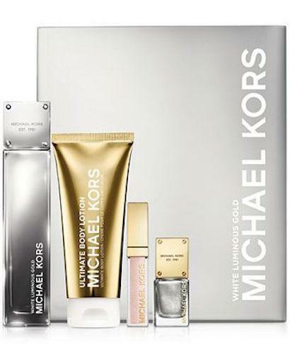 michael kors gold perfume set