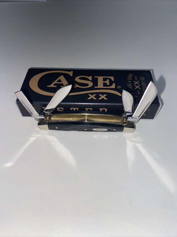 CASE XX #18238 BLACK SYNTHETIC ROUGH JIG SMALL CONGRESS SS