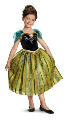 New Disney Frozen Anna Child Girl Costume Medium 7-8 yrs