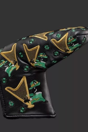 NEW - Scotty Cameron Blade 2024 Headcover - St. Patrick's Day - Dueling Harps