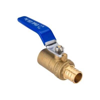 EFIELD 3/4'' Pex Crimp × 3/4'' Sweat Ball Valve Brass No Lead Free Shipping