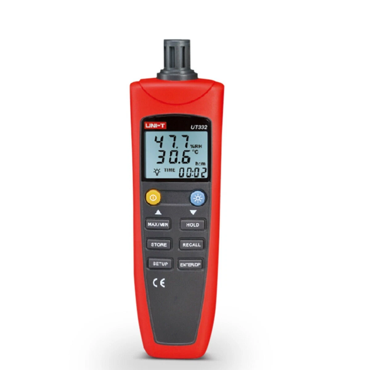 UNI T UT332 Temperature Humidity Moisture Meter Tester USB Thermo