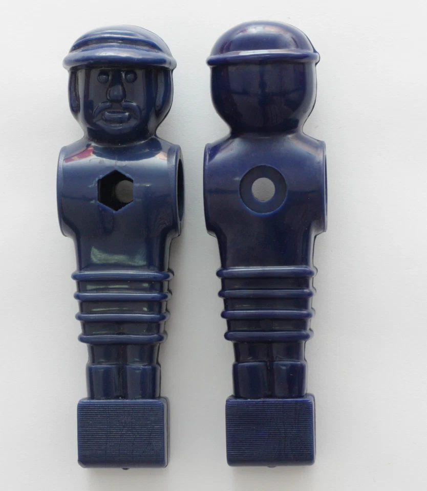 KICKER-SCHULZ Kickerfigur Spieler Kicker Figur für 16mm Stange Tischfussballspieler blau 11 St