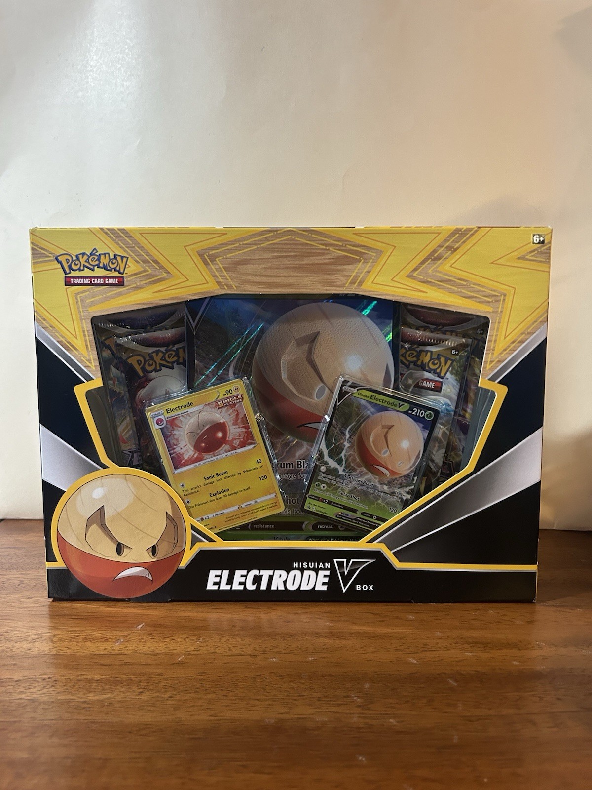 Pokémon TCG Hisuian Electrode V Box w/ Promo Cards (3) - English - SEALED - NEW