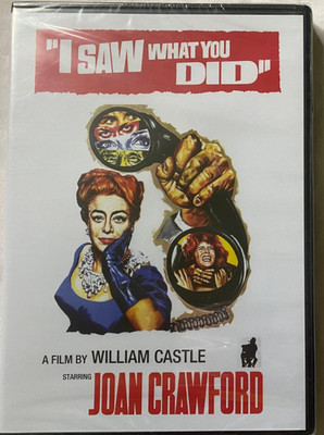 I Saw What You Did DVD BRAND NEW SEALED 1965 Horror Thriller Joan Crawford