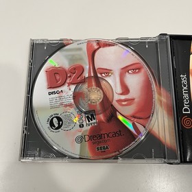 D2 Sega Dreamcast Video Game 2000 4 Discs & Manual Rare Horror