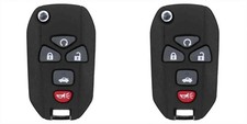 Replacement Flip Key Fob for Pontiac G6 2006 FCC KOBGT04A Part Number 15252034