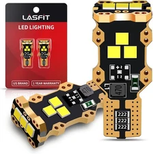 Lasfit LED Trunk Cargo Light Bulb 921 912 W16W 904 T15 906 916 Super White 6000K