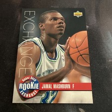 1993-94 Upper Deck Rookie Exchange Jamal Mashburn Rookie Card # RE4. rookie card picture