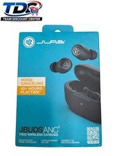 JLab JBuds Active Noise Cancelling True Wireless Bluetooth Earbuds - Black