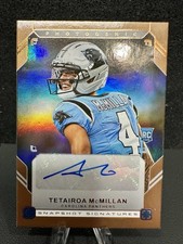 2025 Panini Photogenic Tetairoa McMillan RC #SNS-TMC Snapshot Signatures Auto