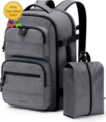 Travel Backpack for Women Men, 40L Flight Approved Carry on Backpack with Shoe B