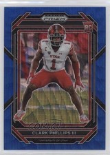 2023 Panini Prizm Draft Picks Blue Wave 81/249 Clark Phillips III #169 0ud4
