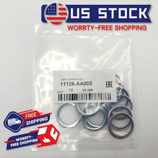 NEW OEM 11126AA000 10x Oil Drain Plug Crush Washer Gasket For Subaru 1985-2018