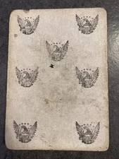 US Civil War Union Playing Card 1863 Original American Card Company Rare Single