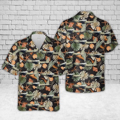 ZH869 Royal Air Force Lockheed Martin C 130J 30 Hercules Hawaiian Shirt