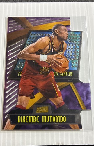 Dikembe Mutombo #T10A 1998 Stadium Club Triumvirate card