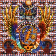 Dead Wings BLOTTER ART perforated sheet paper psychedelic art