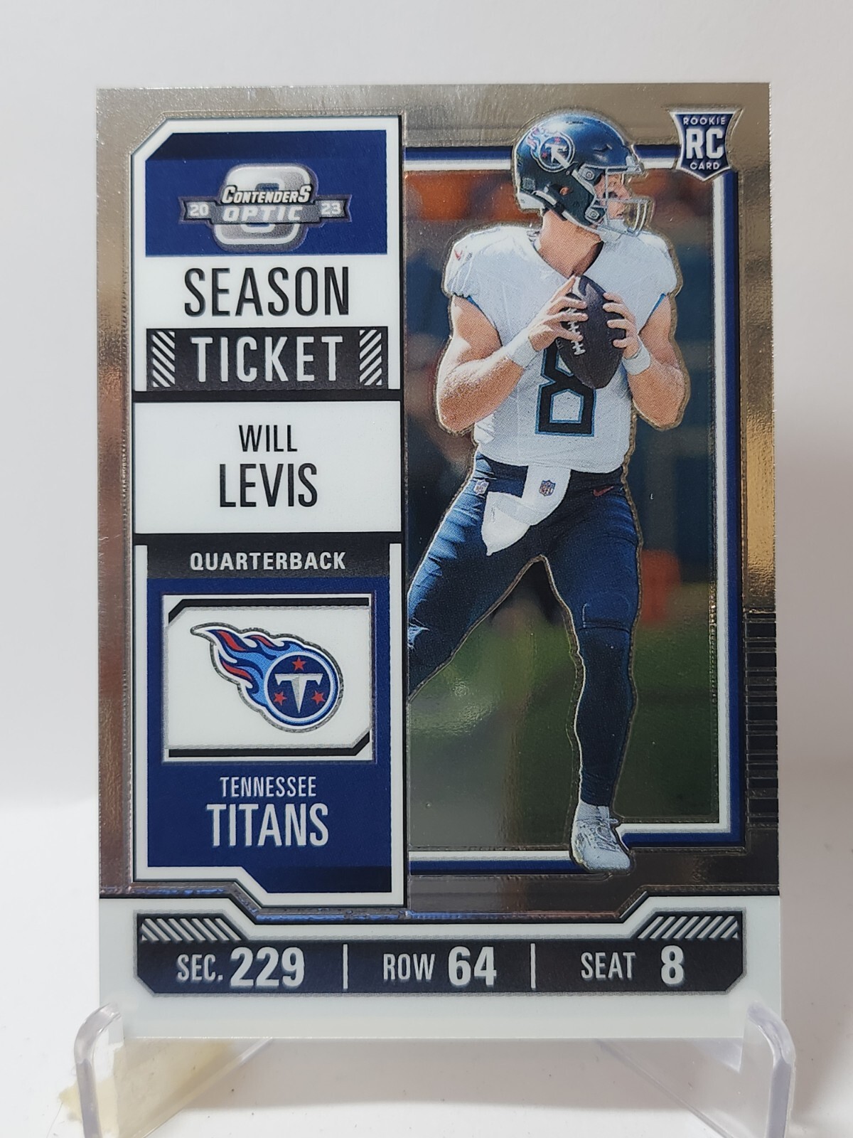 2023 WILL LEVIS Rookie Ticket Contenders Optic Hobby Tennessee Titans QB RC #56