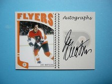 2004/05 IN THE GAME NHL FRANCHISES CARD #A-JW1 JOE WATSON AUTO AUTOGRAPH ITG