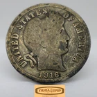 1916 Barber Silver Dime, 90% Silver - #C30656NQ