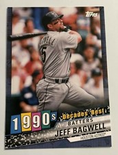 2020 Topps Series 1 Decades Best BLUE PARALLEL JEFF BAGWELL Astros #DB-55