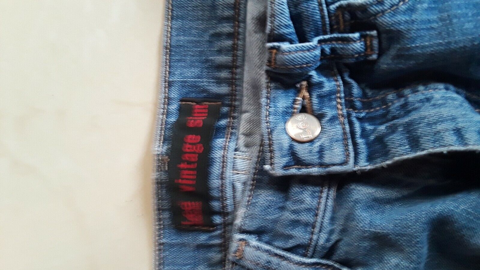 lee vintage jeans Mens Size 30 Demin  Lee DUNGARE… - image 7