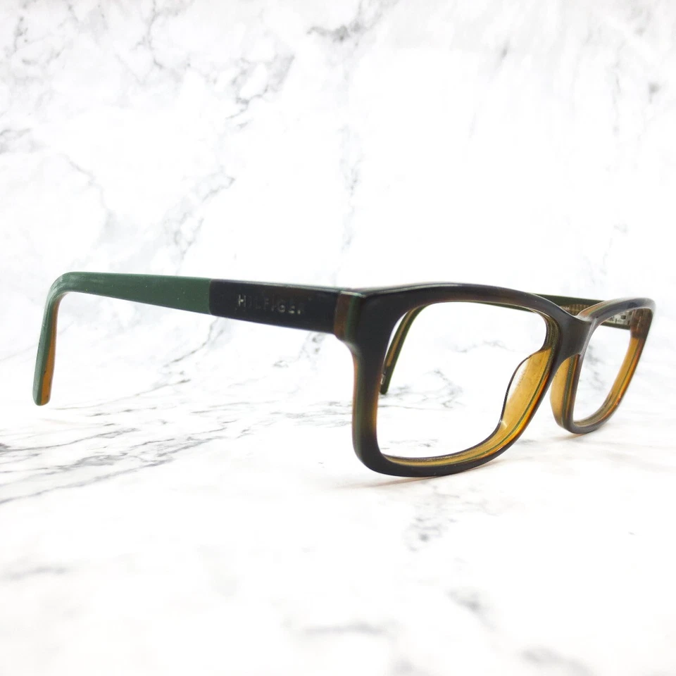 Gafas TOMMY HILFIGER TH1132 0J6G verdes de borde completo cuadradas para hombre 52-15-140 Foto 2 de 4